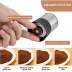 Manual Stainless Steel Portable Coffee Grinder